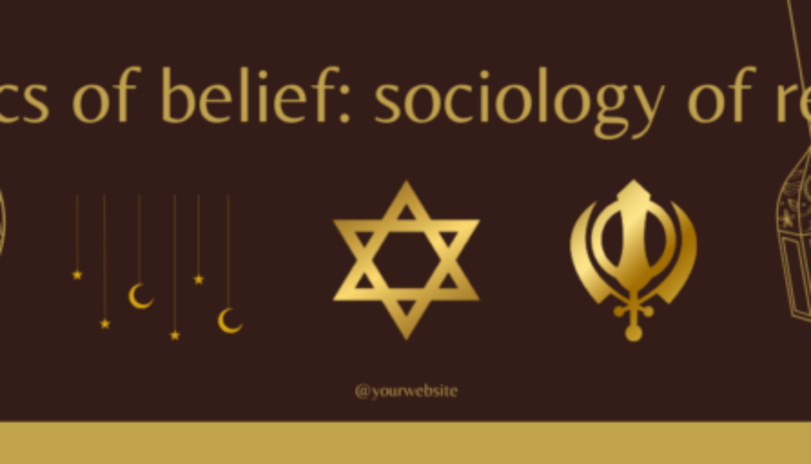The Dynamics of Belief_ Sociology of Religion
